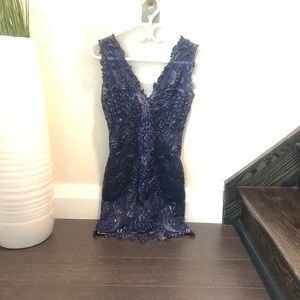 Ema Savahl cocktail dress - navy blue